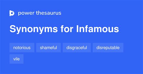 infamous synonym